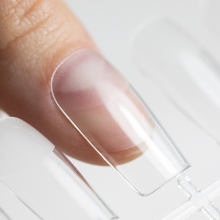 Tips para alargar rápidamente las uñas Flexi Tips MollyNails, forma cuadrada, 240 unidades