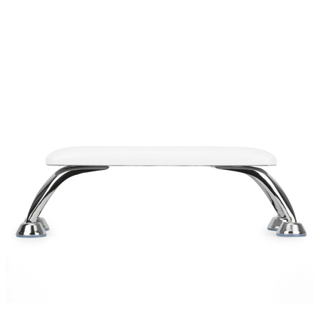 Supporto per manicure con piedini argentati MollyNails, bianco