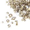 MollyNails nail decorations, gold rhinestones, mix, 150 pcs