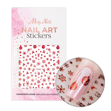 Adhesivos navideños para uñas MollyNails WG444