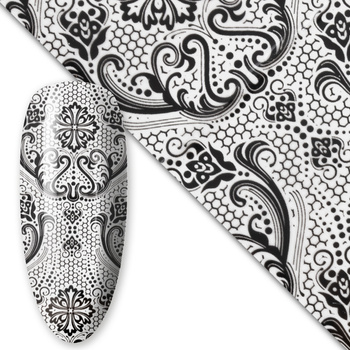 Pellicola transfer per unghie 80 cm Nera n. 14