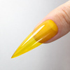 Farbenfrohes Top-Coat ohne Abwischen – „Crystal Glass“ von MollyNails, gelb, HEMA/Di-HEMA-frei, 10 g