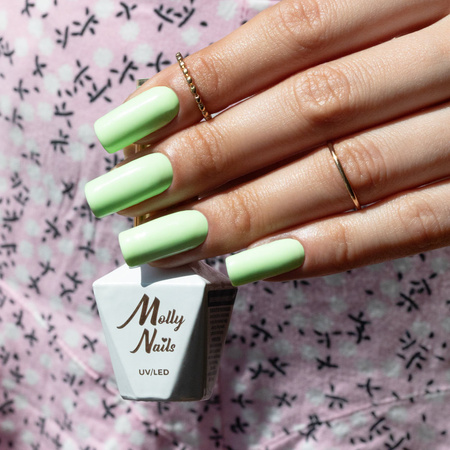 MollyNails Hybridlack Fancy Fashion Mint Cocktail, HEMA/Di-HEMA-frei, 8 g, Nr. 337