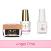 MollyNails PRO MATCH SYSTEM 2+1 Angel Pink 2 Aufbau-Gele + Doctor Top 15 g