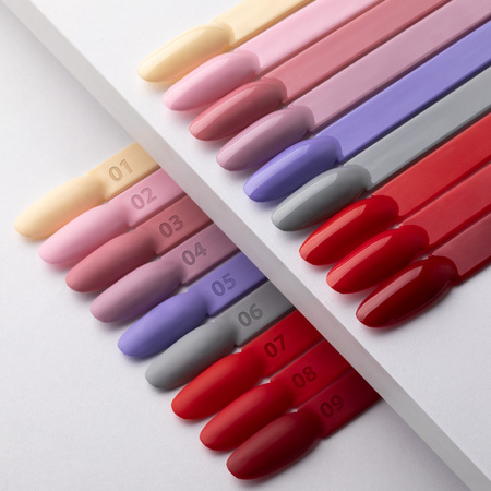 Гібридний лак MollyNails Glamour Women Red Carpet без HEMA/Di-HEMA, 8 г, № 08