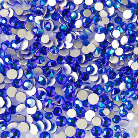 Glas-Strasssteine für Nägel Blue Zircon AB Mix, Größe ca. 1440 Stück pro Packung