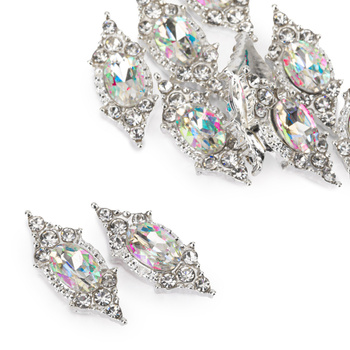MollyNails 3D crystal nail decorations No. 2, 10 pcs
