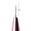 Pincel automático para decoraciones Liner Long Pro Art en oro rosa de MollyNails, 11 mm