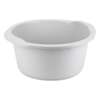 Pedicure basin with massager, light beige