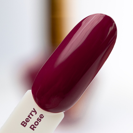 Classic Nail Polish STEP 2: Color Lacquer Vinyl Effect System MollyNails Berry Rose 10 ml