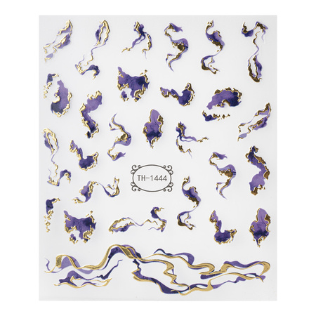 Self-adhesive nail stickers, designs TH-1444