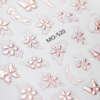 Adhesivos para uñas 5D con motivos florales MO-520 MollyNails