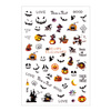 Autocollants pour ongles fins et adhésifs Halloween R231