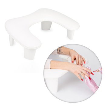MollyNails White Manicure Stand with Legs