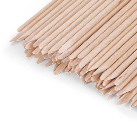 Palitos de madera de naranjo MollyNails, 100 unidades, 11 cm de longitud