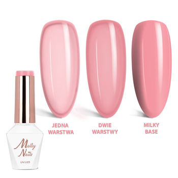 Гібридний лак LED/UV Gel Polish Business Class № 311 Nude Blazer MollyNails без HEMA/Di-HEMA, 8 г