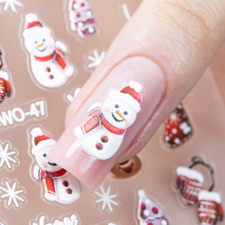 MollyNails SW0-47 self-adhesive Christmas nail stickers
