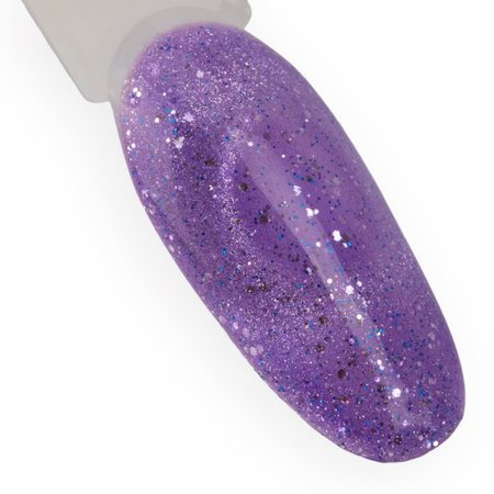 Магнітний гібридний лак з ефектом «котяче око» Cat Eye Foxy Eyes Purple Light MollyLac 10 г № 552