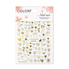 Adhesivos para uñas autoadhesivos de San Valentín dorados CB-202