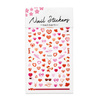 Adhesivos para uñas con corazones de San Valentín F632