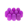 Pedicure caps 7 mm, 240 grit, 10 pcs, ABS Podo AlleMed, Purple