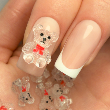 3D-Nageldekorationen „Bären“ Nr. 3, 20 Stück