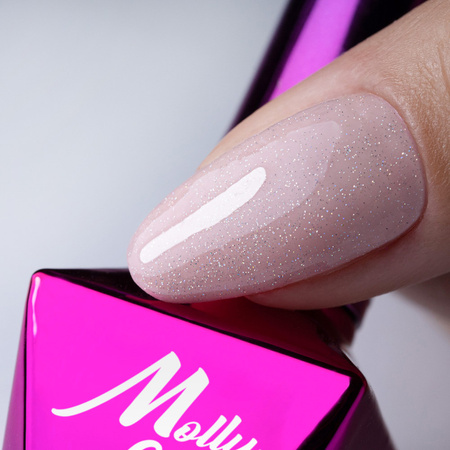 Top LED/UV no wipe brokatowy MollyNails Sparkle Top Star 10g