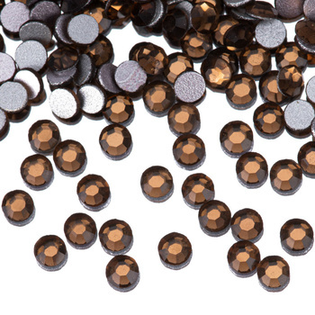 Strass per unghie in vetro SS5 Smoked Topaz, circa 50 pezzi