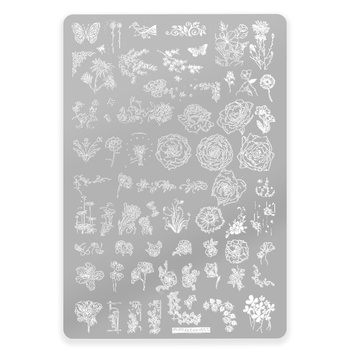 Stempelplatte mit Motiven plus-055