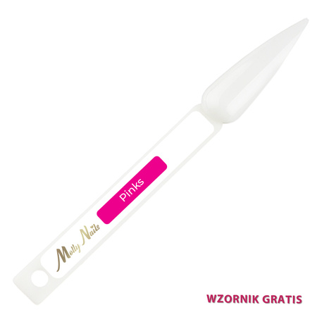LED/UV-Hybridlack „Gel Polish La Vie en Rouge“ Nr. 326, Filter „Pink“ von MollyNails, HEMA/Di-HEMA-frei, 8 g + Musterkarte „Pinks“ GRATIS