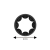 MollyLac 2-in-1 Safety Ring for Wiping Brushes and Preventing Gel Spills, 5 ml