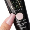 Gel acrílico Polygel para la extensión de uñas AcrylGel MollyNails sin HEMA/Di-HEMA Sparkle Rose 30 ml
