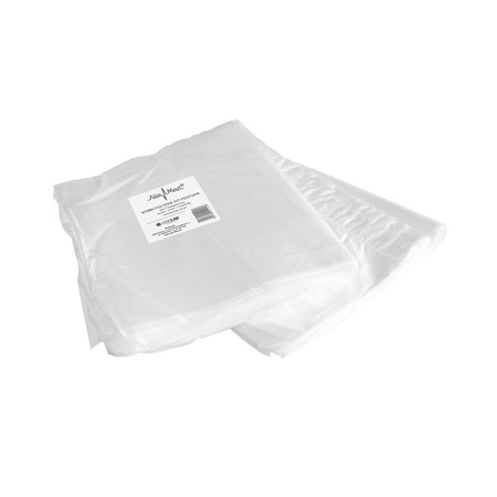 AlleMed HDPE plastic pedicure bags, 50x50 + 2 flaps (50 pcs)