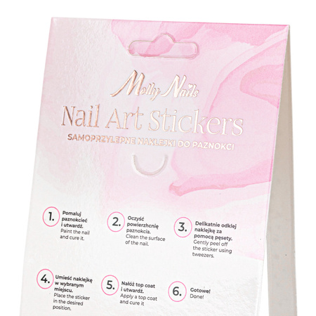 CM-054 MollyNails Self-Adhesive Flower Nail Stickers