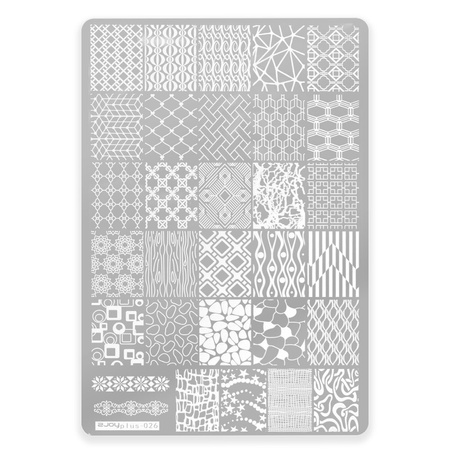 Stempelplatte mit Motiven plus-026