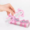 MollyNails Nagelverlängerungsschablonen, transparent-rosa, 200 Stück