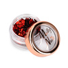 Nageldekoration – rote Gläschen von MollyNails, 2 g