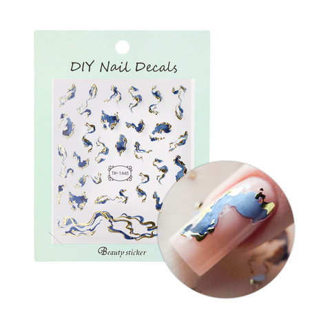 Selbstklebende Nagelsticker, Muster TH-1445
