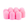 Capuchons pour pédicure 7 mm, gradation 60, 10 pièces, Fabric Podo AlleMed, rose