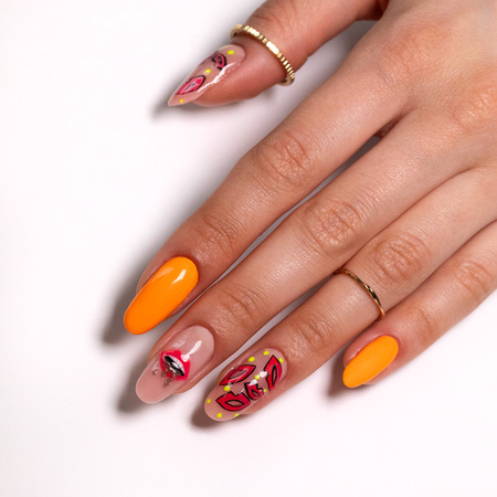 MollyNails Hybridlack Neons Yellow Light, HEMA/Di-HEMA-frei, 8 g, Nr. 71