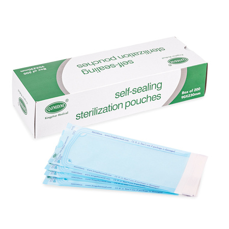 Bolsas para esterilización QJMDM 90 x 230 mm, 200 unidades