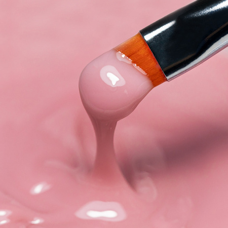 Jelly Builder Gel von MollyNails – ein dickflüssiges, hartes Gel in der Farbe Smoky Pink, frei von HEMA und Di-HEMA, 15 g