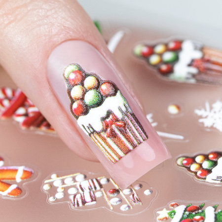 Adhesivos navideños para uñas MollyNails SW0-42