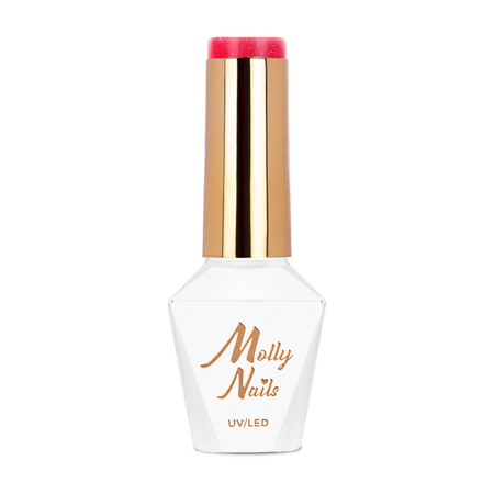 MollyNails Flashing Lights Neon Wow Girl! Hybrid Nail Polish HEMA/Di-HEMA Free 8g No. 643