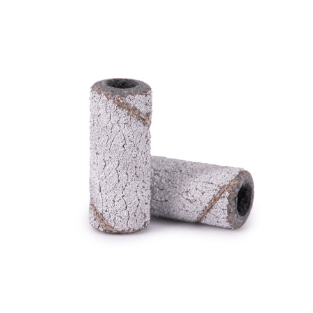 Capuchons pour manucure et pédicure, mandrins, embouts abrasifs, mini-cylindres de 3 mm, grain 180, blancs, 50 pièces
