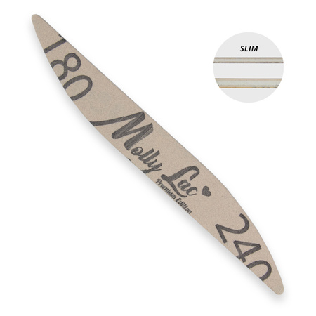 Sichere Nagelfeile, Paket „Boot, Welle, Ellipse“ MollyLac slim 180/240