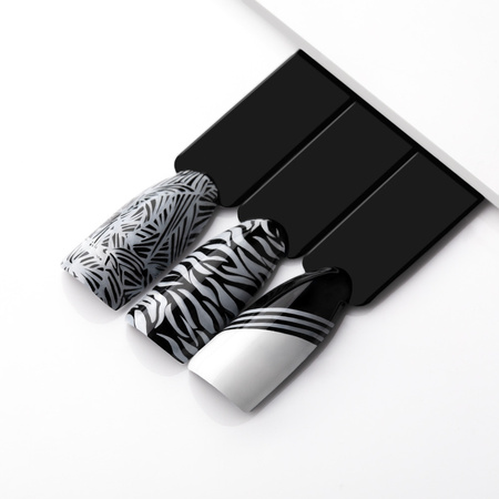 Smalto per stencil e stamping MollyNails PRO Stamping bianco 10 ml