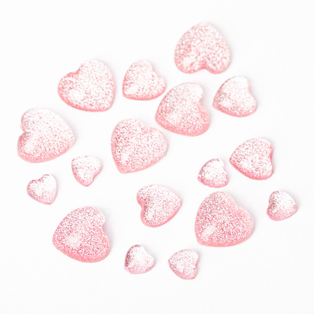 Ozdoba do paznokci serca 3D MollyNails Nr 3 40szt