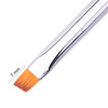 Pincel angular para gel y decoraciones One Stroke Pro Rainbow MollyLac n.º 6
