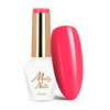 Lakier hybrydowy MollyNails Power Flower Pink Gerbera HEMA/Di-HEMA Free Neon 8g Nr 722
